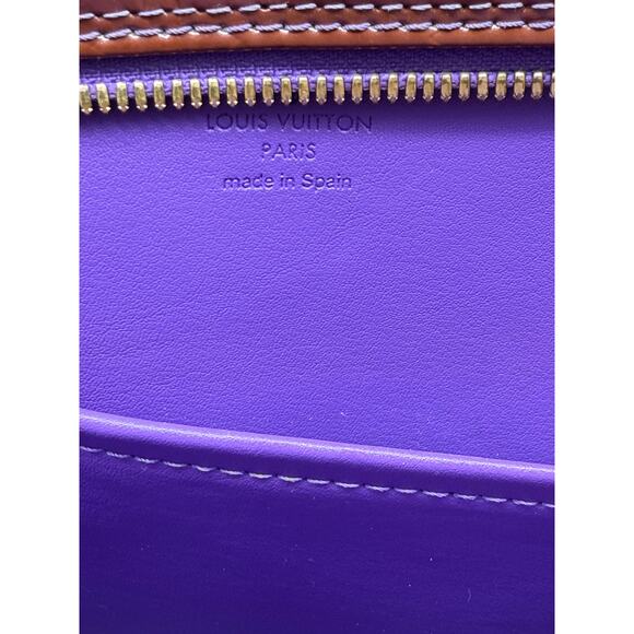 Louis Vuitton Monogram Vernis Sutton Bag*Beautiful Amethyste Large Bag - Picture 14 of 16